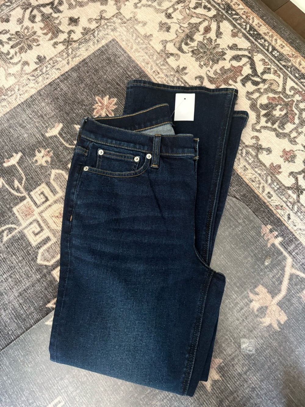29 Tall NWT - J.Crew Mid-Rise Flare Crop Jeans in Dark Indigo
